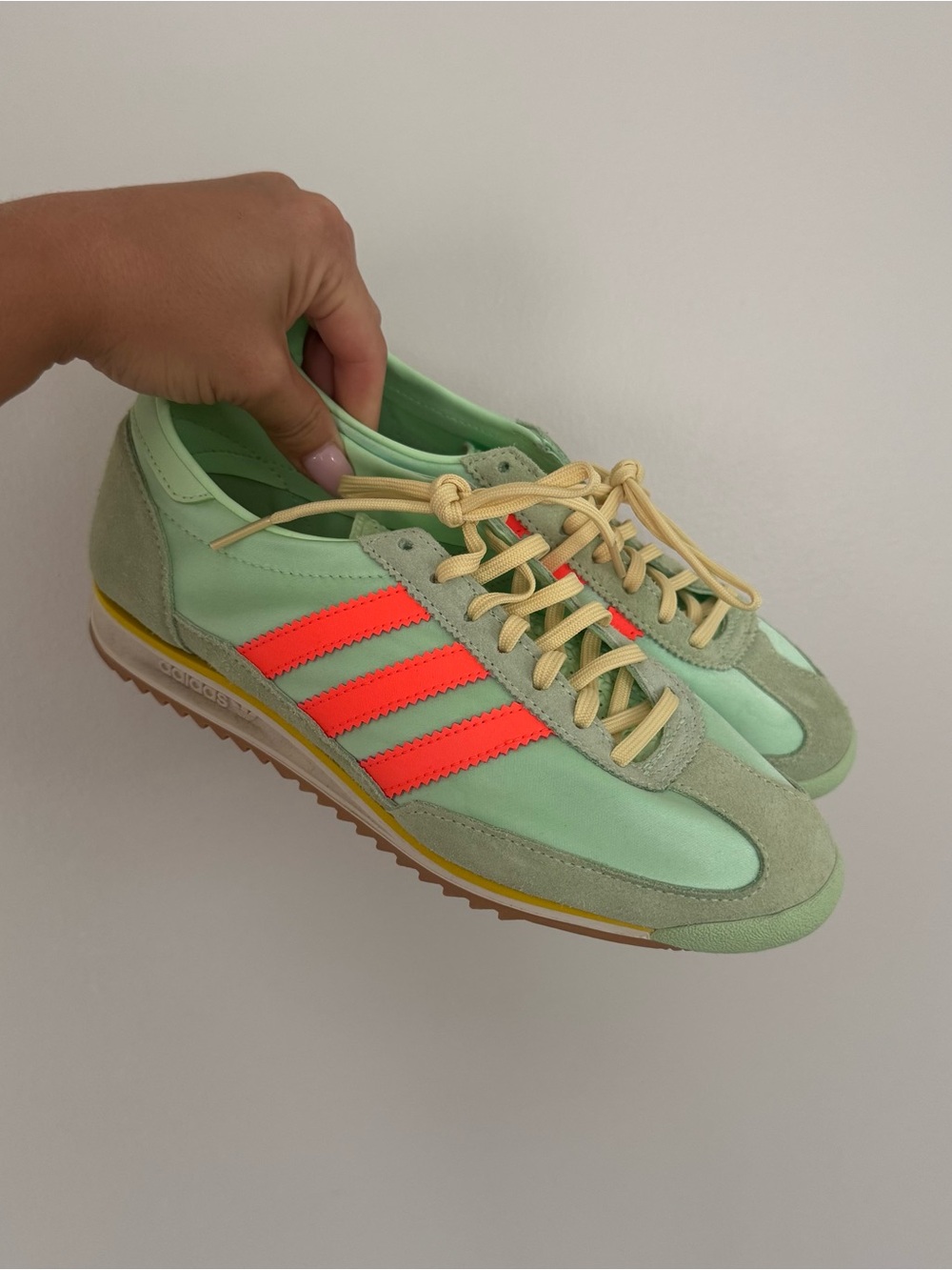 Adidas SL 72 OG Semi Green Spark / Solar Orange / Off White Sneakers